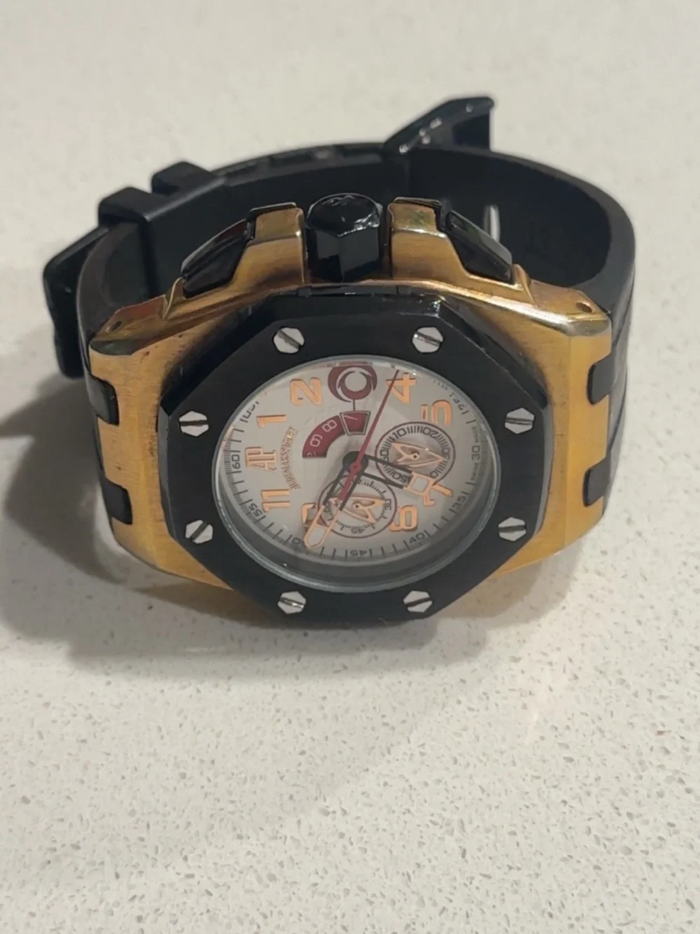 Audemars Piguet Royal Oak Offshore Men's Gold and Black Sport Chronograph Watch